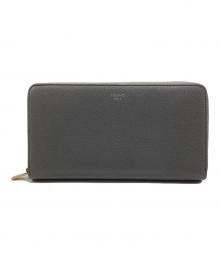 CELINE（セリーヌ）の古着「ラウンドファスナー財布」｜ブルー