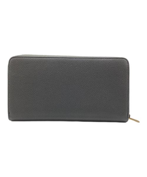 CELINE（セリーヌ）CELINE (セリーヌ) ラウンドファスナー財布 ブルーの古着・服飾アイテム