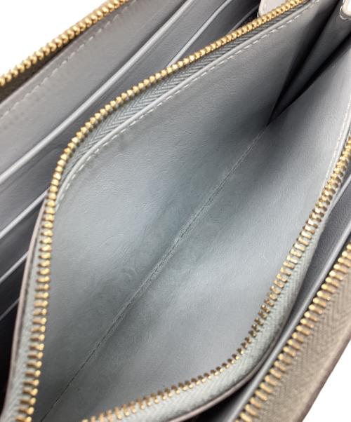 CELINE（セリーヌ）CELINE (セリーヌ) ラウンドファスナー財布 ブルーの古着・服飾アイテム