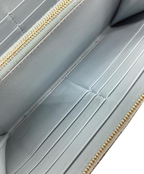 CELINE（セリーヌ）CELINE (セリーヌ) ラウンドファスナー財布 ブルーの古着・服飾アイテム