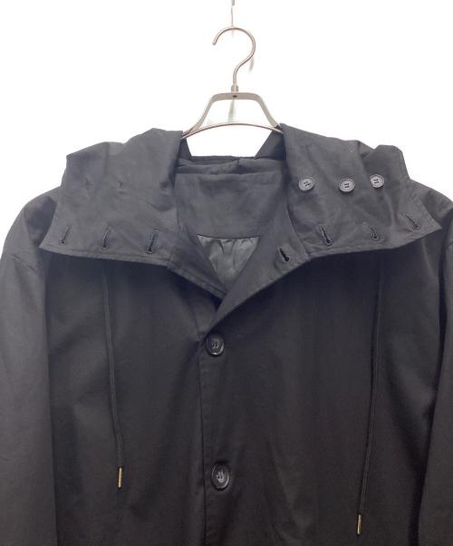 Keels（キールズ）Keels (キールズ) Oversized Soutien Collar Coat ステンカラーコート ブラック サイズ:SIZE Lの古着・服飾アイテム