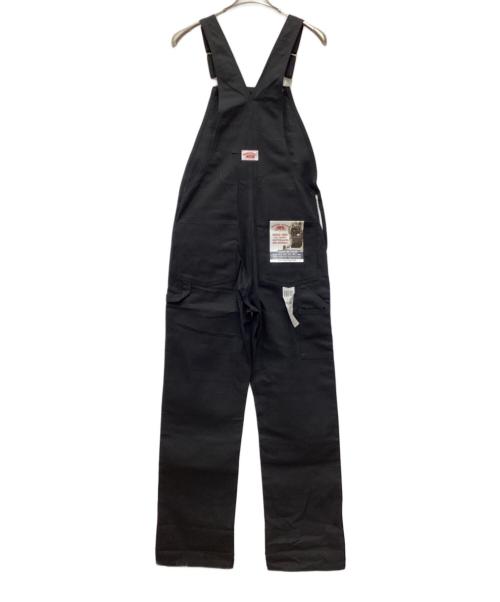 round house（ラウンドハウス）round house (ラウンドハウス) ダックオーバーオール ブラック サイズ:SIZE 81の古着・服飾アイテム