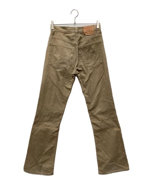 LEVI'S（リーバイス）LEVI'S (リーバイス) コーデュロイブーツカットパンツ 80s ベージュ サイズ:SIZE 73.5の古着・服飾アイテム