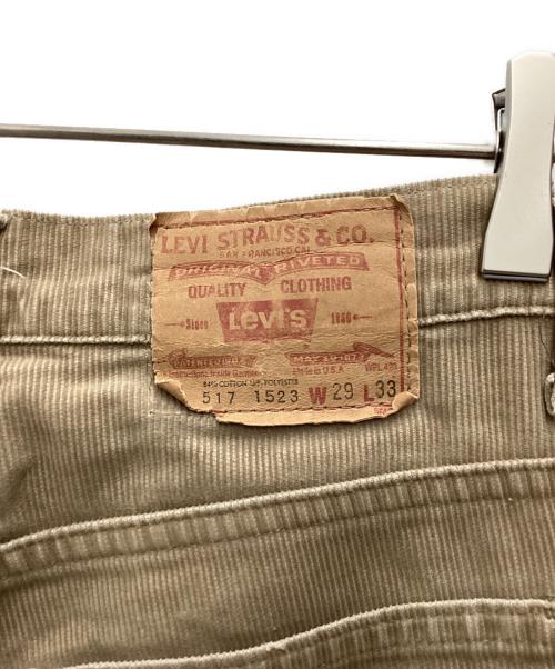 LEVI'S（リーバイス）LEVI'S (リーバイス) コーデュロイブーツカットパンツ 80s ベージュ サイズ:SIZE 73.5の古着・服飾アイテム