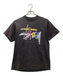 stussy（ステューシー）の古着「半袖カットソー」｜ブラック