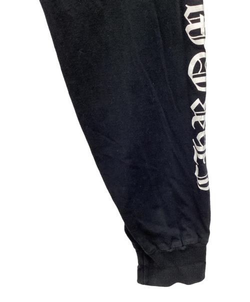 CHROME HEARTS（クロムハーツ）CHROME HEARTS (クロムハーツ) 長袖カットソー ブラック×ホワイト サイズ:SIZE Lの古着・服飾アイテム