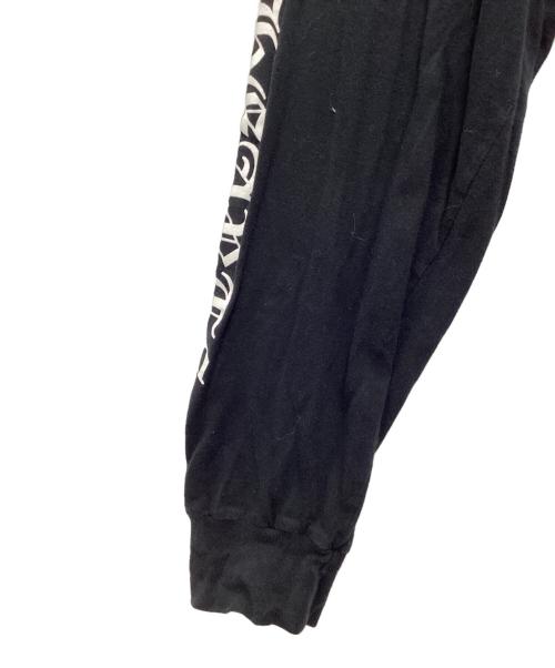 CHROME HEARTS（クロムハーツ）CHROME HEARTS (クロムハーツ) 長袖カットソー ブラック×ホワイト サイズ:SIZE Lの古着・服飾アイテム