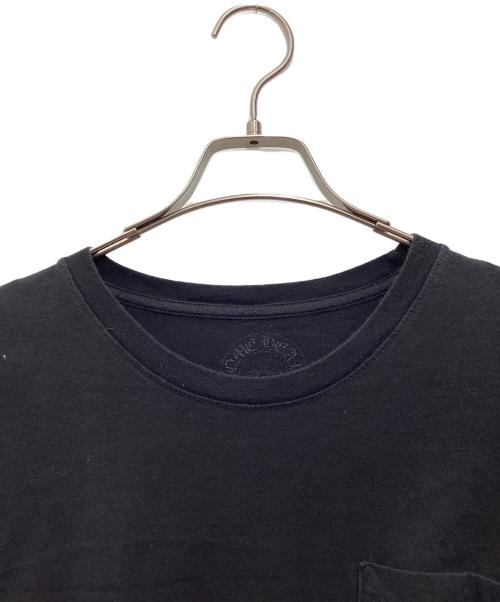 CHROME HEARTS（クロムハーツ）CHROME HEARTS (クロムハーツ) 長袖カットソー ブラック×ホワイト サイズ:SIZE Lの古着・服飾アイテム