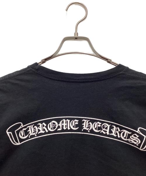 CHROME HEARTS（クロムハーツ）CHROME HEARTS (クロムハーツ) 長袖カットソー ブラック×ホワイト サイズ:SIZE Lの古着・服飾アイテム
