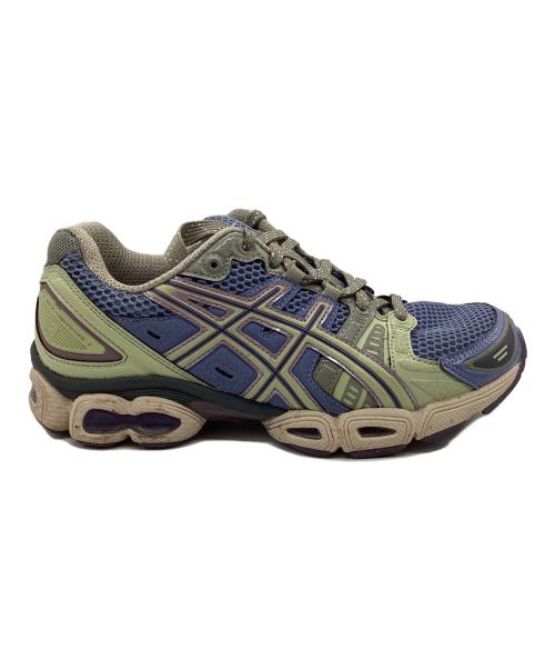 asics（アシックス）asics (アシックス) UB3-S GEL-NIMBUS 9 シューズ ブルー×グリーン サイズ:SIZE 25.0cmの古着・服飾アイテム