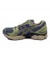 中古・古着 asics (アシックス) UB3-S GEL-NIMBUS 9 シューズ ブルー×グリーン サイズ:SIZE 25.0cm：6000円