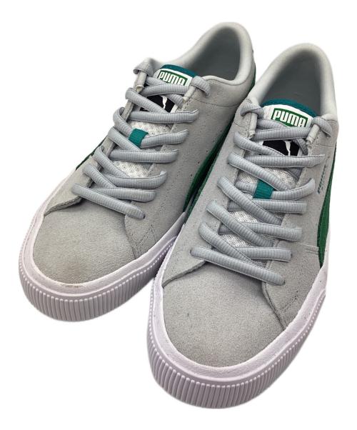 PUMA（プーマ）PUMA (プーマ) スニーカー グレー×グリーン サイズ:SIZE 26.5cmの古着・服飾アイテム