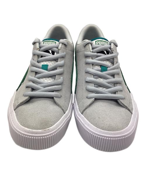 PUMA（プーマ）PUMA (プーマ) スニーカー グレー×グリーン サイズ:SIZE 26.5cmの古着・服飾アイテム