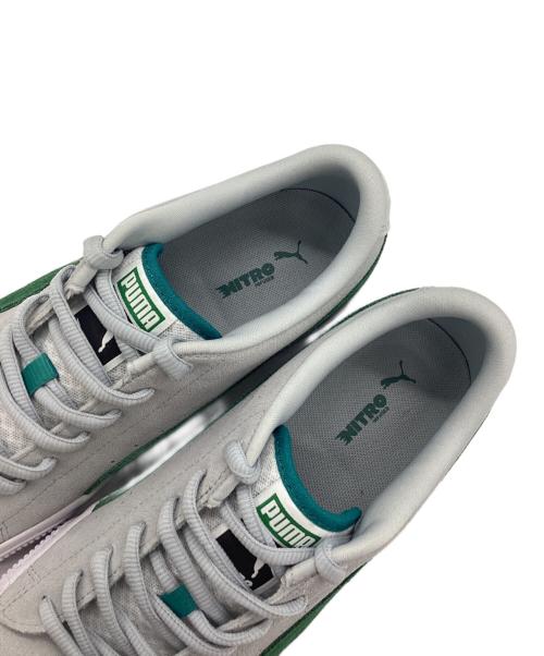 PUMA（プーマ）PUMA (プーマ) スニーカー グレー×グリーン サイズ:SIZE 26.5cmの古着・服飾アイテム
