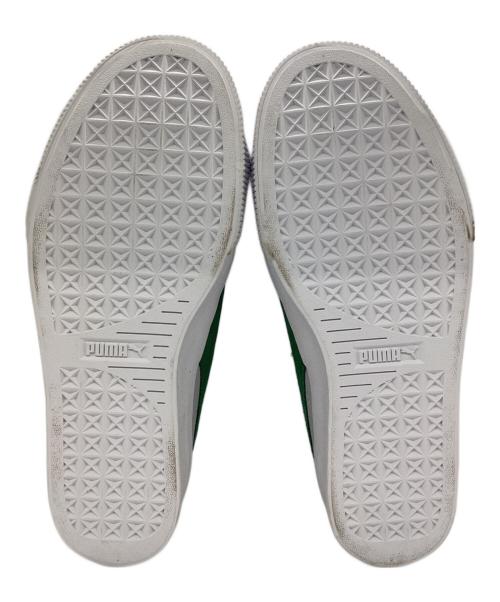 PUMA（プーマ）PUMA (プーマ) スニーカー グレー×グリーン サイズ:SIZE 26.5cmの古着・服飾アイテム