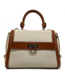 Salvatore Ferragamo（サルヴァトーレ フェラガモ）の古着「2WAYバッグ」｜ベージュ