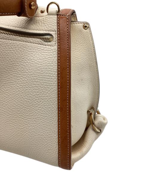 Salvatore Ferragamo（サルヴァトーレ フェラガモ）Salvatore Ferragamo (サルヴァトーレ フェラガモ) 2WAYバッグ ベージュの古着・服飾アイテム