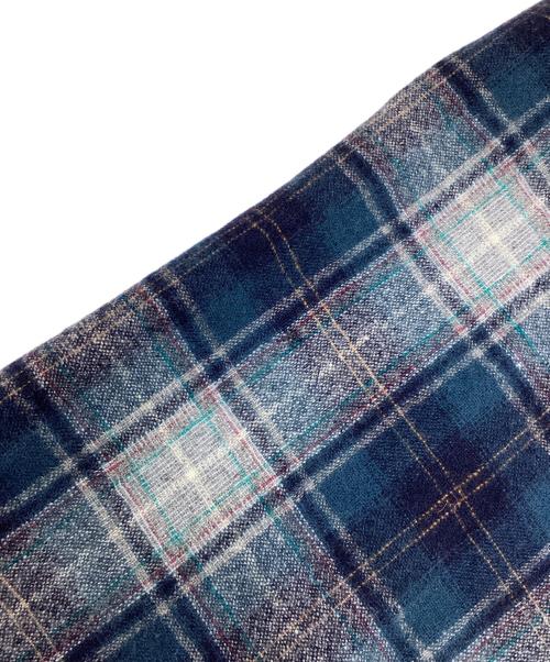 PENDLETON（ペンドルトン）PENDLETON (ペンドルトン) ウールシャツ 70s ブルー×ネイビー サイズ:SIZE Lの古着・服飾アイテム