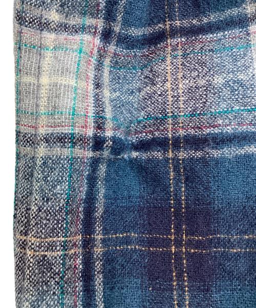 PENDLETON（ペンドルトン）PENDLETON (ペンドルトン) ウールシャツ 70s ブルー×ネイビー サイズ:SIZE Lの古着・服飾アイテム