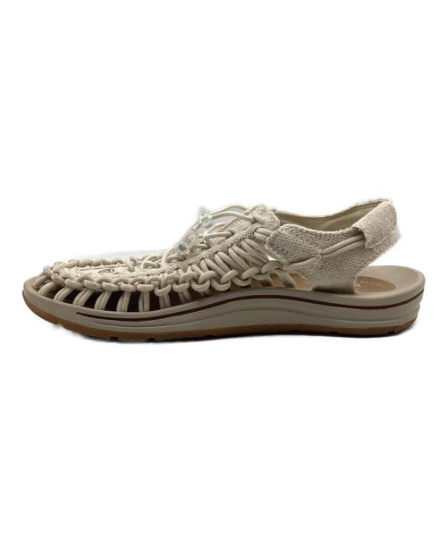 KEEN（キーン）KEEN (キーン) サンダル ユニークキャンバス ホワイト サイズ:SIZE 24.5cmの古着・服飾アイテム