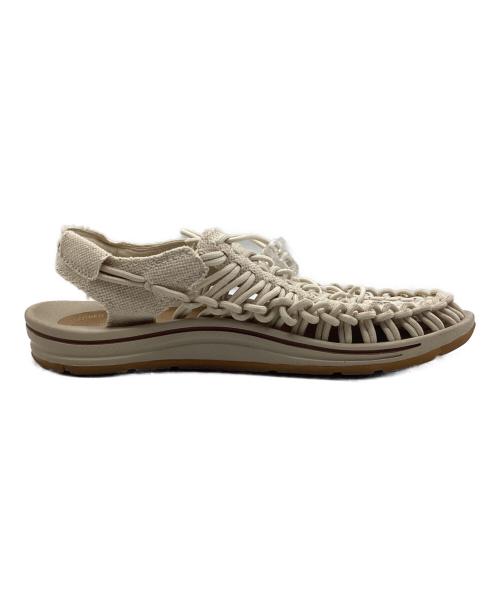 KEEN（キーン）KEEN (キーン) サンダル ユニークキャンバス ホワイト サイズ:SIZE 24.5cmの古着・服飾アイテム