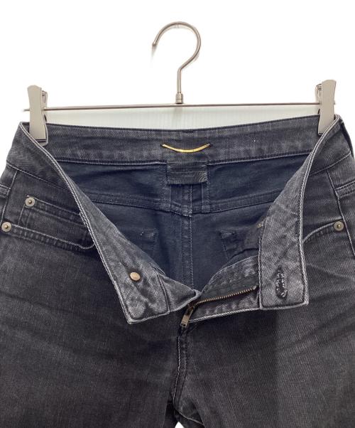 Saint Laurent Paris（サンローランパリ）Saint Laurent Paris (サンローランパリ) ストレッチスキニーデニムパンツ ブラック サイズ:SIZE 28の古着・服飾アイテム