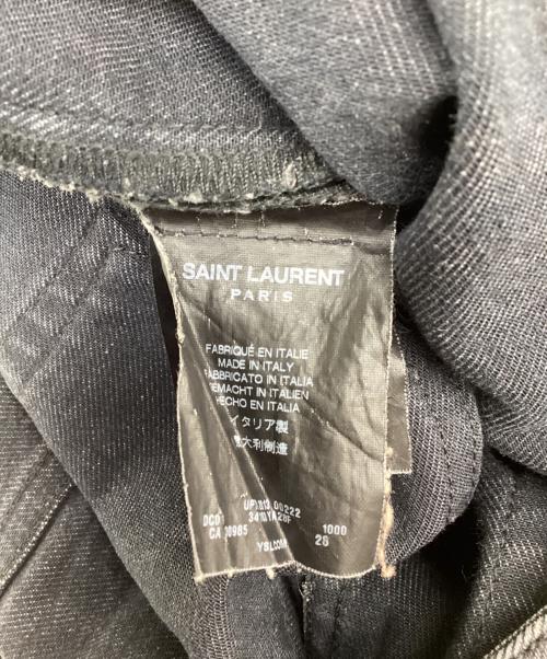 Saint Laurent Paris（サンローランパリ）Saint Laurent Paris (サンローランパリ) ストレッチスキニーデニムパンツ ブラック サイズ:SIZE 28の古着・服飾アイテム