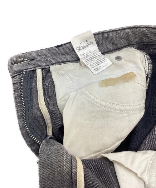 MM6 Maison Margiela（エムエムシックスメゾンマルジェラ）MM6 Maison Margiela (エムエムシックスメゾンマルジェラ) 切替デニムパンツ グレー×ブルー サイズ:SIZE 42の古着・服飾アイテム