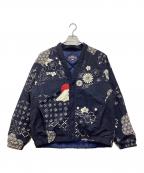 KITH×Columbiaキス×コロンビア）の古着「Reversible Montsuki Jacket 'Nocturnal'」｜ネイビー