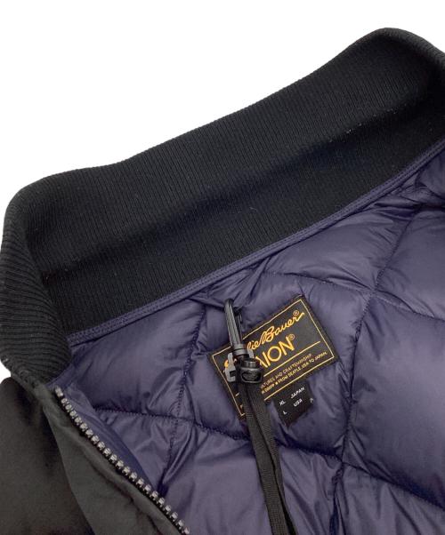 Eddie Bauer（エディーバウアー）Eddie Bauer (エディーバウアー) TAION (タイオン) スカイライナーダウンジャケット ブラック サイズ:SIZE XLの古着・服飾アイテム