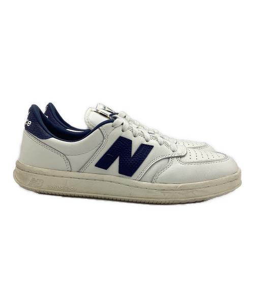 Aime Leon Dore（エメ レオン ドレ）Aime Leon Dore (エメ レオン ドレ) NEW BALANCE (ニューバランス) T500 Aime Leon Dore White Navy ホワイト×ネイビー サイズ:SIZE 26.5cmの古着・服飾アイテム