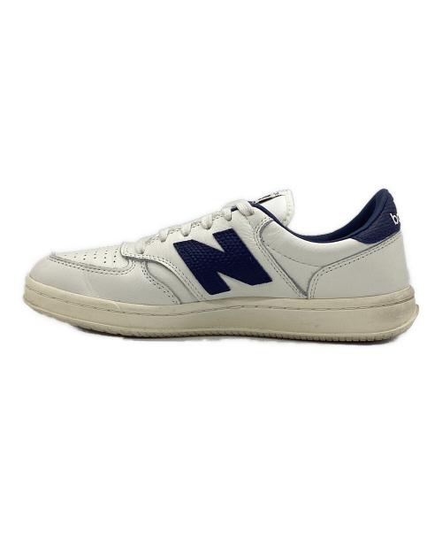 Aime Leon Dore（エメ レオン ドレ）Aime Leon Dore (エメ レオン ドレ) NEW BALANCE (ニューバランス) T500 Aime Leon Dore White Navy ホワイト×ネイビー サイズ:SIZE 26.5cmの古着・服飾アイテム