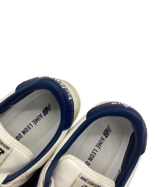 Aime Leon Dore（エメ レオン ドレ）Aime Leon Dore (エメ レオン ドレ) NEW BALANCE (ニューバランス) T500 Aime Leon Dore White Navy ホワイト×ネイビー サイズ:SIZE 26.5cmの古着・服飾アイテム