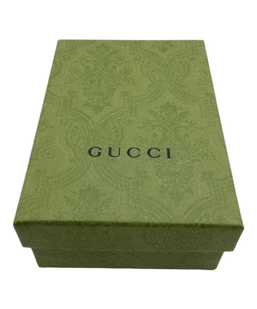 GUCCI（グッチ）GUCCI (グッチ) GGスプリームコンパクトウォレット オフィディア ブラウン×グリーン✖レッドの古着・服飾アイテム