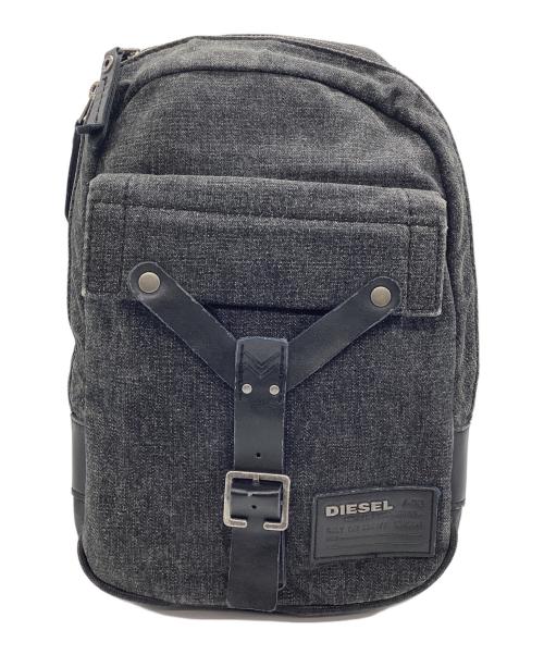 DIESEL（ディーゼル）DIESEL (ディーゼル) デニムボディバッグ グレーの古着・服飾アイテム