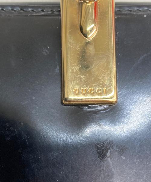GUCCI（グッチ）GUCCI (グッチ) 2つ折り長財布 ブラックの古着・服飾アイテム