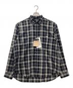THE NORTH FACEザ ノース フェイス）の古着「フラッシュドライチェックシャツ 長袖シャツ」｜ブラック×グレー