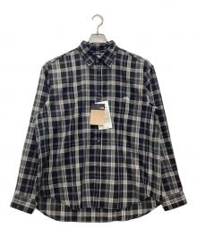 THE NORTH FACE（ザ ノース フェイス）の古着「フラッシュドライチェックシャツ 長袖シャツ」｜ブラック×グレー