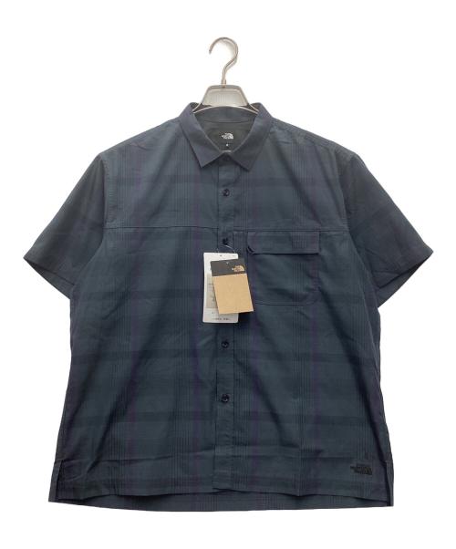 THE NORTH FACE（ザ ノース フェイス）THE NORTH FACE (ザ ノース フェイス) ボルドチェックシャツ 半袖シャツ ブラック サイズ:SIZE Mの古着・服飾アイテム
