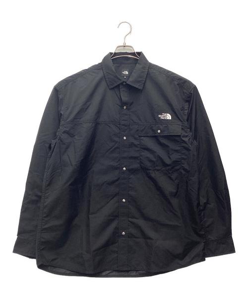 THE NORTH FACE（ザ ノース フェイス）THE NORTH FACE (ザ ノース フェイス) ヌプシシャツ 長袖シャツ ブラック サイズ:SIZE XLの古着・服飾アイテム