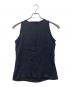 Yves Saint Laurent (イヴサンローラン) ノースリーブカットソー ラインストーンロゴ ブラック サイズ:SIZE S：12000円