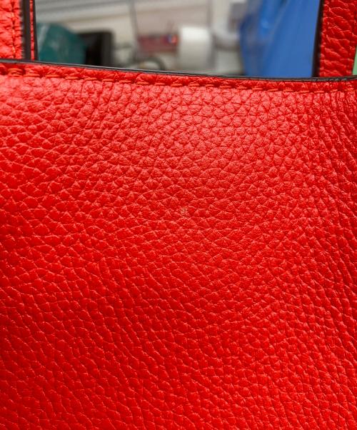Kate Spade（ケイトスペード）Kate Spade (ケイトスペード) 2WAYバッグ レッドの古着・服飾アイテム