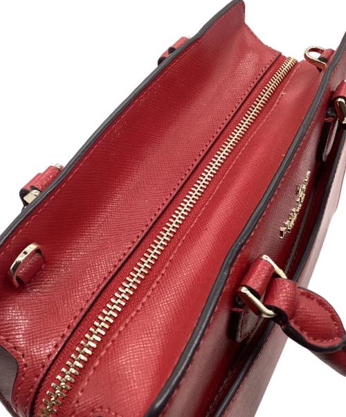 Kate Spade（ケイトスペード）Kate Spade (ケイトスペード) 2WAYバッグ 	マディソン スモール サッチェル レッドの古着・服飾アイテム