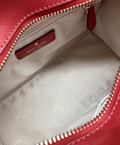 Kate Spade（ケイトスペード）Kate Spade (ケイトスペード) 2WAYバッグ 	マディソン スモール サッチェル レッドの古着・服飾アイテム