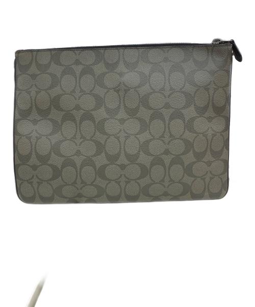 COACH（コーチ）COACH (コーチ) クラッチバッグ カーキの古着・服飾アイテム