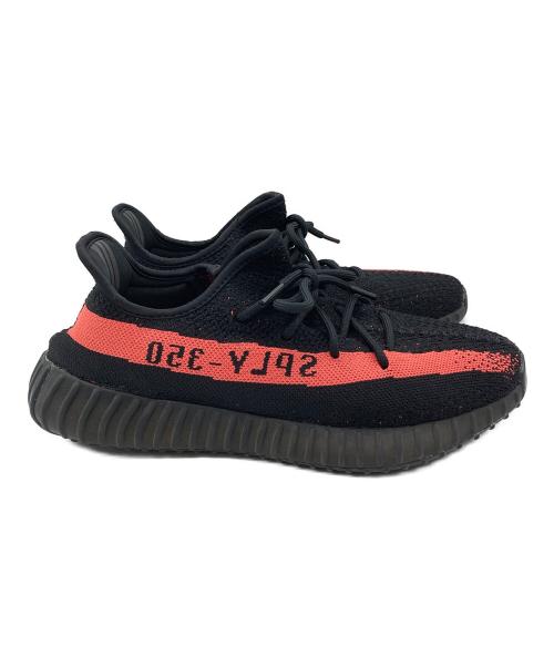adidas（アディダス）adidas (アディダス) YEEZY BOOST350V2 ブラック×レッド サイズ:28.5の古着・服飾アイテム