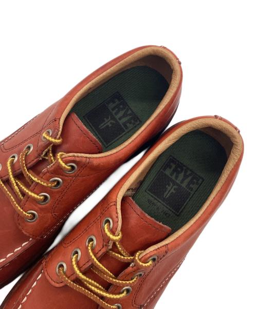FRYE（フライ）FRYE (フライ) レザーショートブーツ オレンジ サイズ:SIZE 25.5~26cmの古着・服飾アイテム