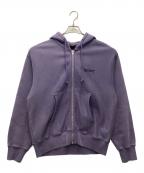 stussyステューシー）の古着「Jumbo Pigment Dyed ジップパーカー」｜ラベンダー