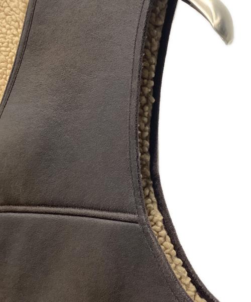 SUPREME（シュプリーム）Supreme (シュプリーム) Reversible Faux Shearling Work Vest ベスト ブラウン サイズ:SIZE Sの古着・服飾アイテム