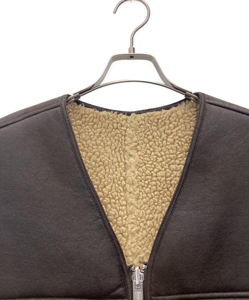 SUPREME（シュプリーム）Supreme (シュプリーム) Reversible Faux Shearling Work Vest ベスト ブラウン サイズ:SIZE Sの古着・服飾アイテム
